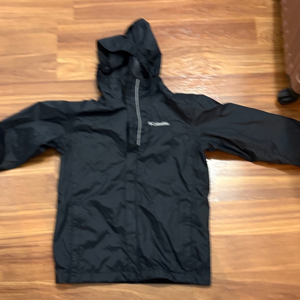 Columbia Black Kids Raincoat
